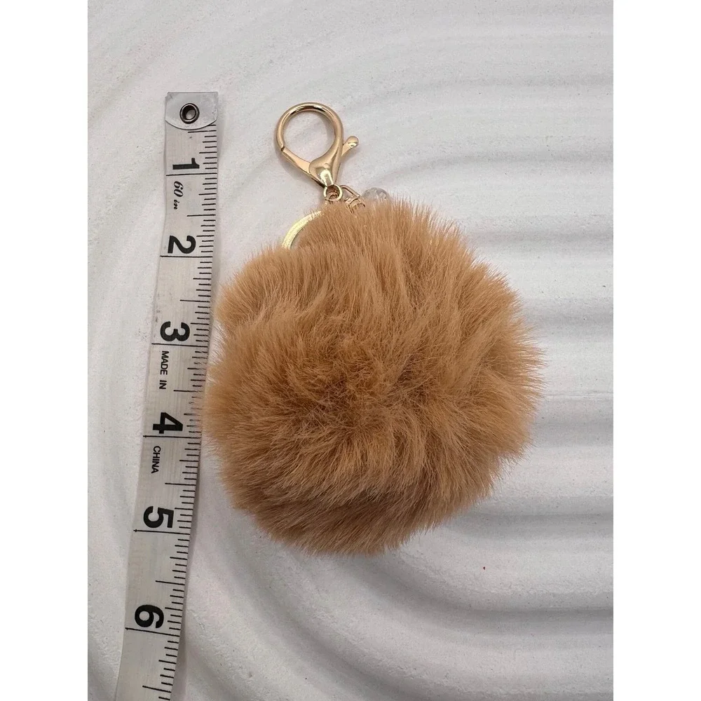 NWT Trendy Red Bow Keychain NWT – Puffy Fabric‎ Charm Accessory Cute Gift